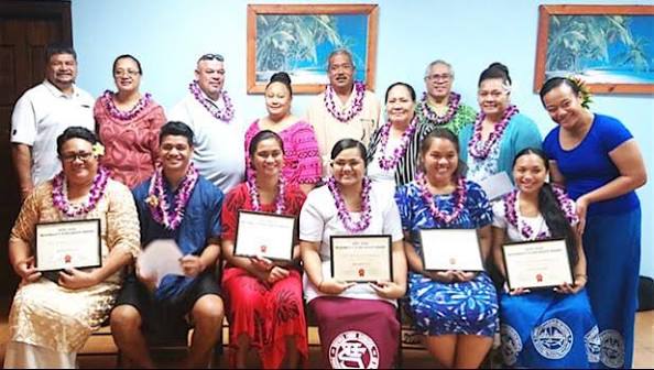 Group of McDonald's American Samoa scholarship recipients