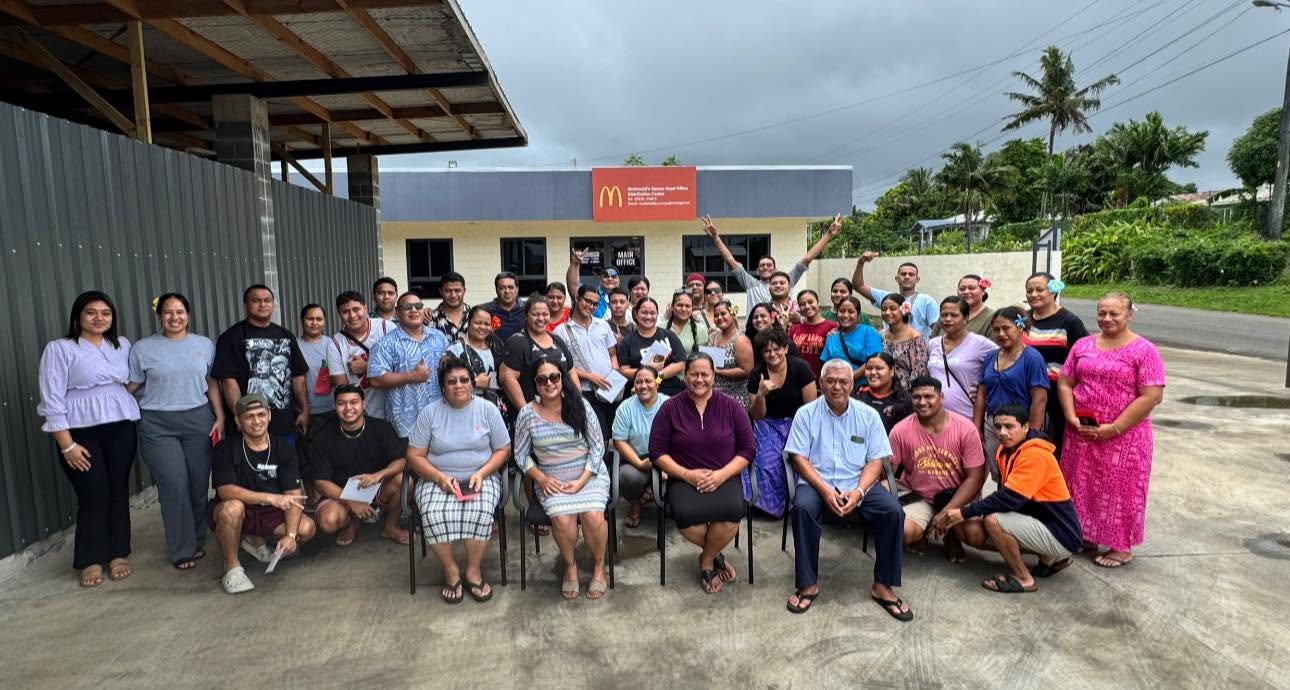 McDonald's Apia team in Samoa