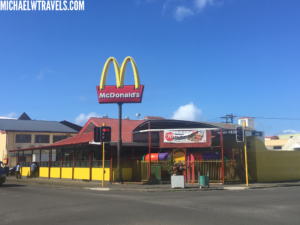 Historical McDonald's Apia restaurant in Samoa