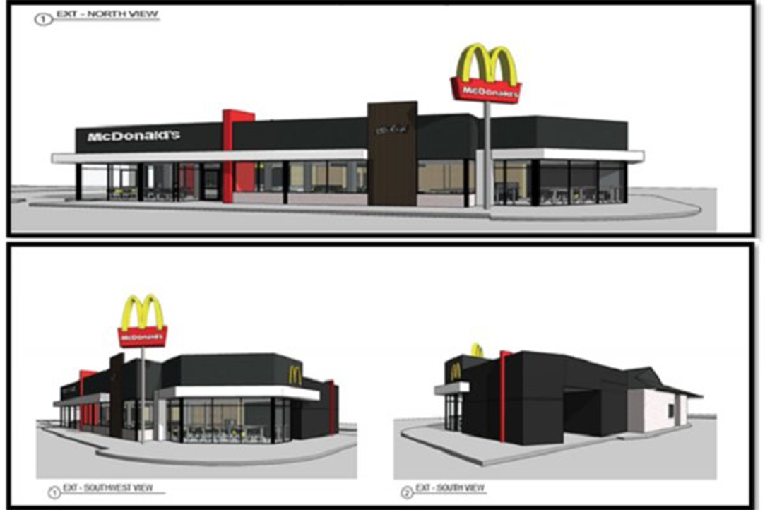 2018 architectural plan for the McDonald's Apia reimage